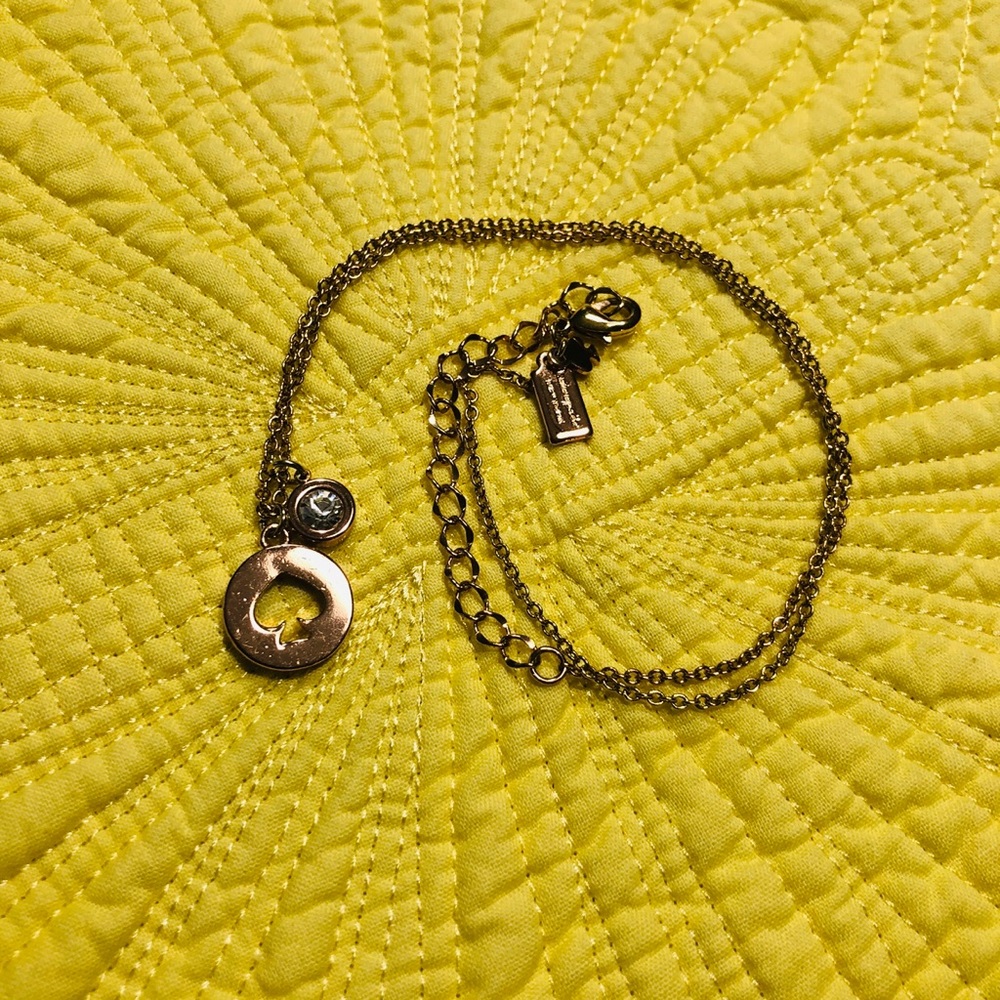 Rose Gold Kate Spade necklace